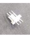 Embase pour circuit imprimé MTA-100, 3 pôles , 2.54mm 1 rangée, 5A, Droit