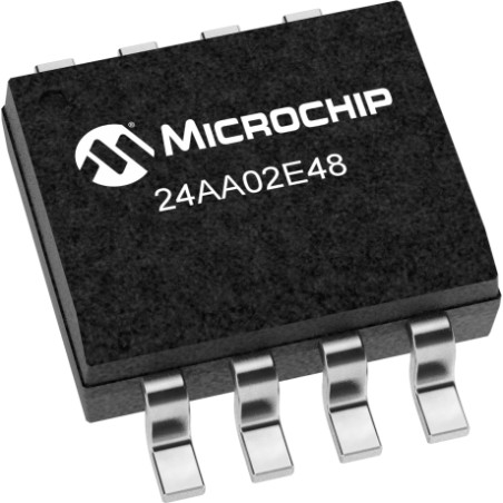 24AA02E48 - 2Kb I2C EEPROM with EUI-48 MAC ID | HackSpark