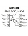 MCP6002 E / P Operational amplifier 1MHz 1.8 ÷ 5.5V Channels: 2 DIP8