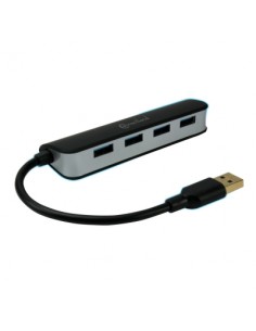 HUB USB v3.0 4 ports noir