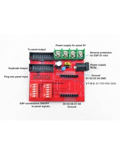 RGB LED Matrix Panel Driver Board, ESP8266 WIFI