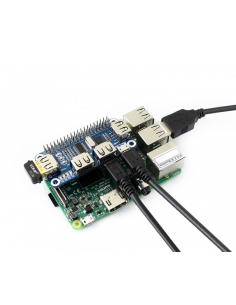 4 Port USB HUB HAT for Raspberry Pi