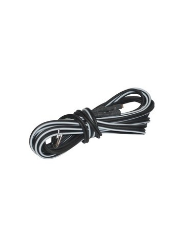 Electric cable double track black 1M 0,5mm2 (48V 5A)