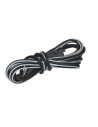 Electric cable double track black 1M 0,5mm2 (48V 5A)