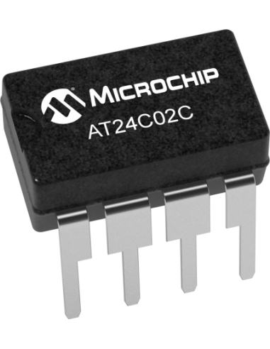 AT24C02C 2Kb I2C compatible 2-wire Serial EEPROM (DIP8)