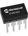 AT24C02C 2Kb I2C compatible 2-wire Serial EEPROM (DIP8)