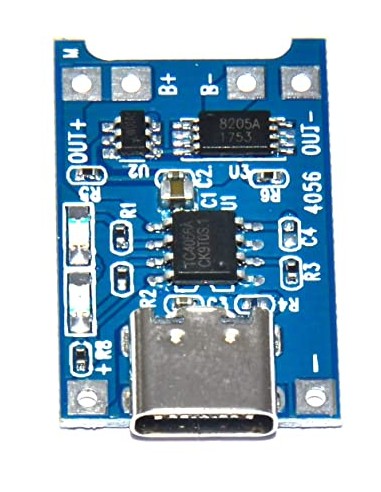 Charging Module Charge for 18650 Lithium Batteries Type C USB LIPO