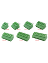 PCB 2.54 screw terminals, 2P 3P 4P 5P 6P 7P 150V 6A for 26-18awg cable