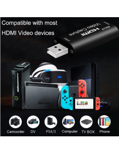 Rullz 4K Video Capture Card USB HDMI Video