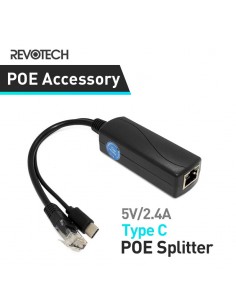 PoE Splitter USB Type C -...
