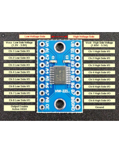 8-channel Bi-directional Logic Level Converter (TXB0108, 3.3/5V or others)