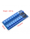 16 Channel 5V Relay Module (5V, 250VAC/10A, with optocoupler protection)