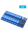 16 Channel 5V Relay Module (5V, 250VAC/10A, with optocoupler protection)