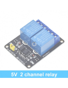 Relay 2 Channel 5V  Module (5V, 250VAC/10A)