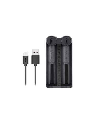 USB Plug Dual 18650 Battery Charger