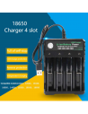 USB Plug 4X 18650 26650 Battery Charger