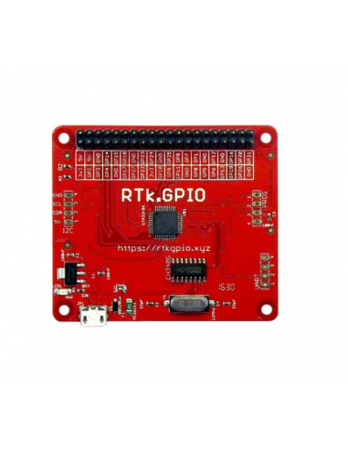 PIS-0702 - Carte d'extension émule GPIO Raspberry pi pour PC ou Mac, Pi Supply