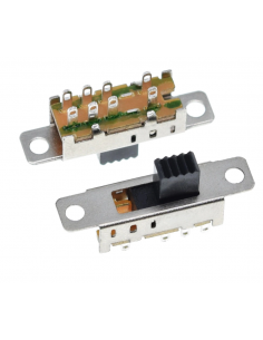 Sliding SS23E04 Double 8 pin 3 position switch 2P3T DP3T high handle 5mm slide SWITCH