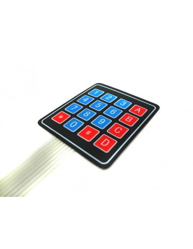 Small Sealed Membrane 4X4 button pad with sticker