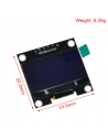 OLED 1.3-inch SH1315 based 128x64 pixel IIC I2C