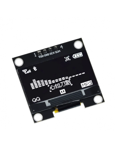 OLED 1.3-inch SH1315 based 128x64 pixel IIC I2C