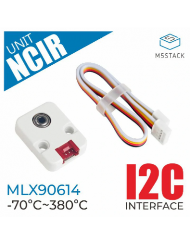 M5stack U028 - MLX90614 NCIR Remote Infrared Temperature Sensor Unit