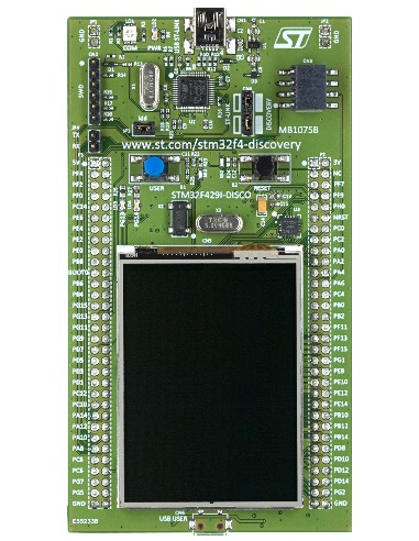 STM32F429 DISCOVERY (Discovery kit for STM32 F429/439 lines, with 64MB Ram and TFT Touch LCD) (screen)