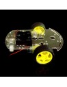 Plate-forme robotique légère 2 roues motrices  (idéal pour projets Arduino/Raspi) 2WD