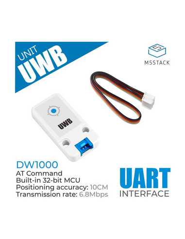 UWB Indoor Ultra-Wideband Positioning Device DW1000, M5Stack