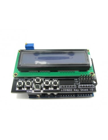 16x2 LCD Keypad shield for Arduino (Arduino Compatible) (screen)