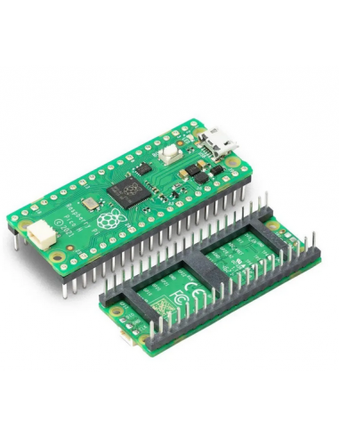 Carte Raspberry Pi Pico H RP2040 ( avec connecteurs pré-soudés) programmable en C/C++ et MicroPython