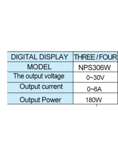 PW30V6A power supply with 30V6A display