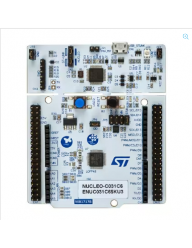 STM32 Nucleo-64 avec MCU STM32C031C6, prend en charge la connectivité Arduino et ST morpho