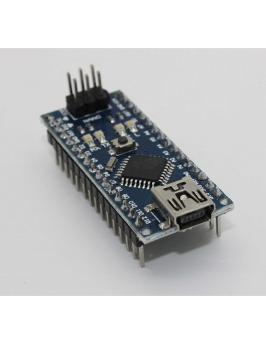 Mini USB Nano V3.0 avec connecteurs pré-soudés (Arduino compatible board with CH340)